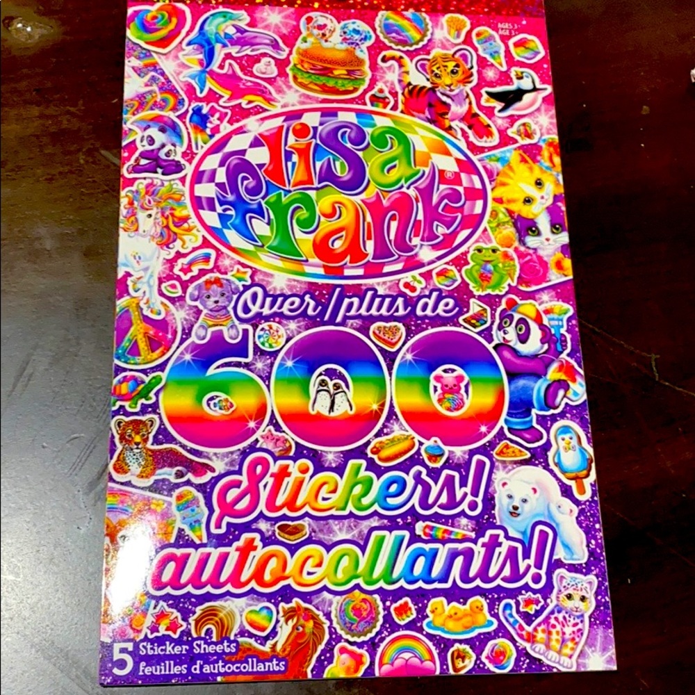 Original lisa frank 600 stickers (2) books